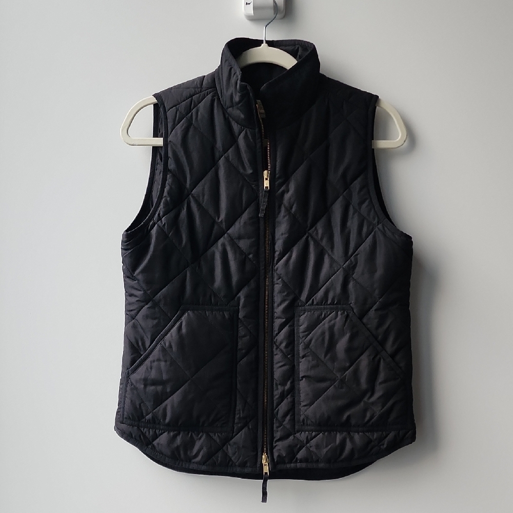 J. Crew Quilted Insulated Double Zip Vest